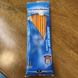 VTG Paper Mate American Classic Wood Pencils HB#2 2002 NEW Made In USA 279792
